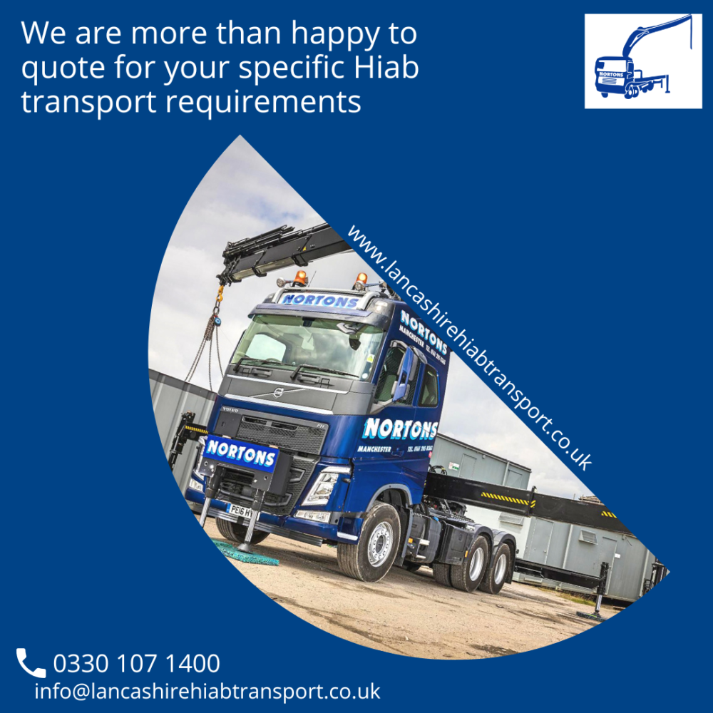Ask for a Quote for your Hiab Transport