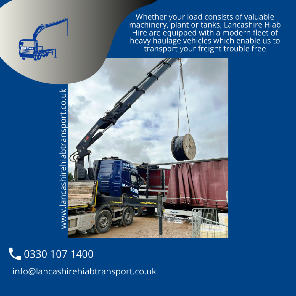 Modern fleet of heavy haulage vehicles